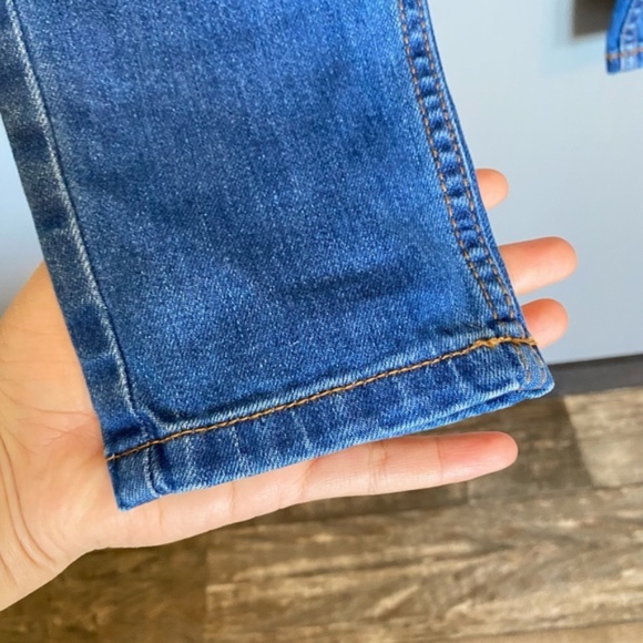 ROXY mid rise skinny denim jeans size 25 button down - Picture 8 of 13